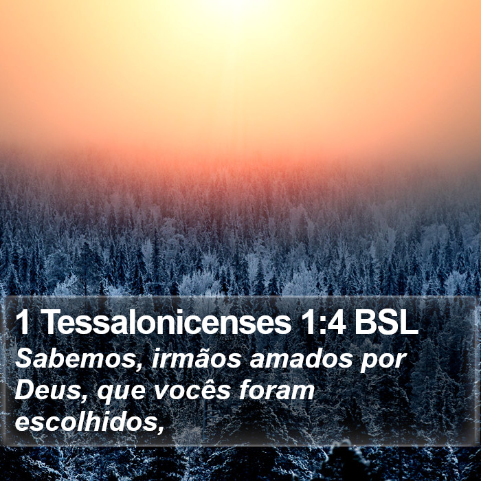 1 Tessalonicenses 1:4 BSL Bible Study