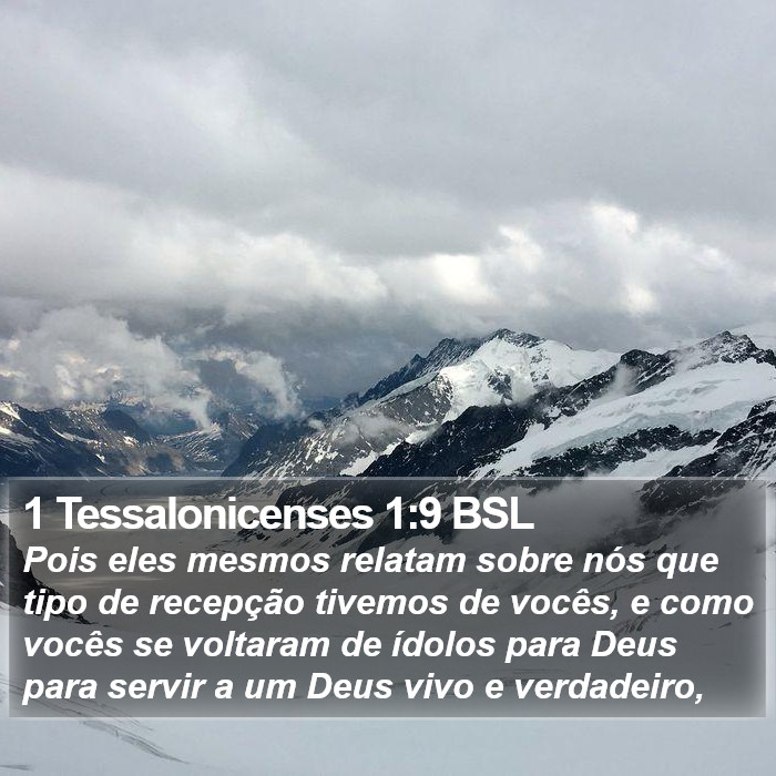 1 Tessalonicenses 1:9 BSL Bible Study