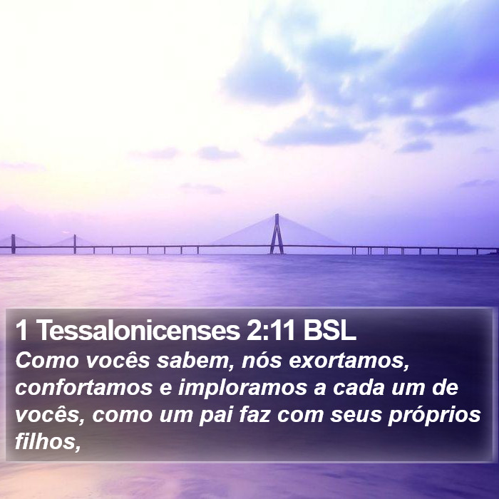 1 Tessalonicenses 2:11 BSL Bible Study