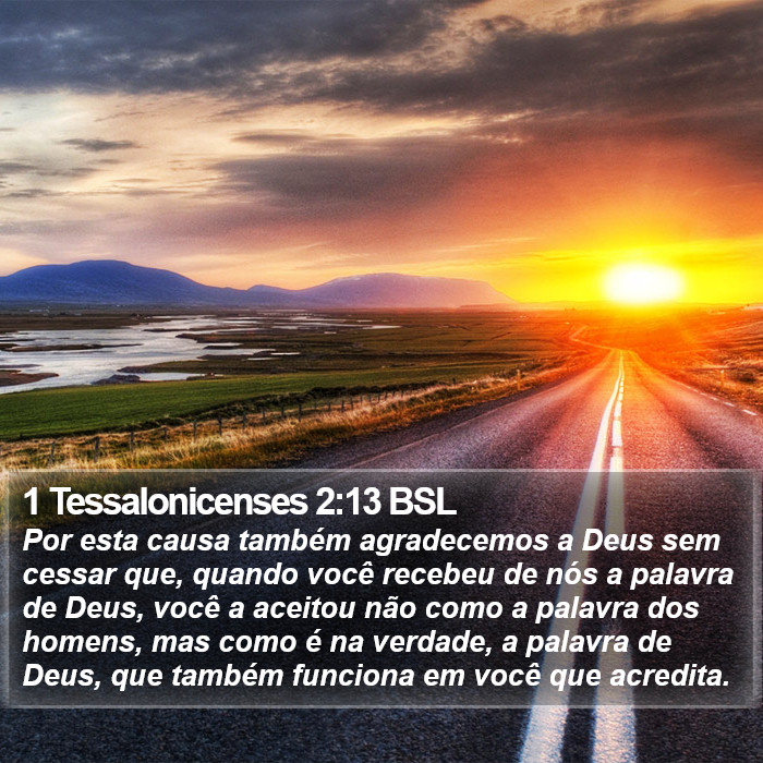 1 Tessalonicenses 2:13 BSL Bible Study