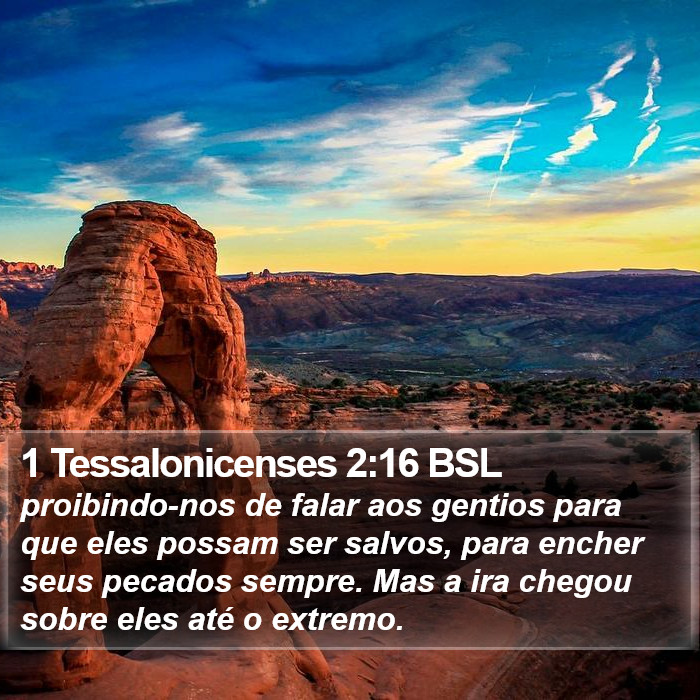 1 Tessalonicenses 2:16 BSL Bible Study