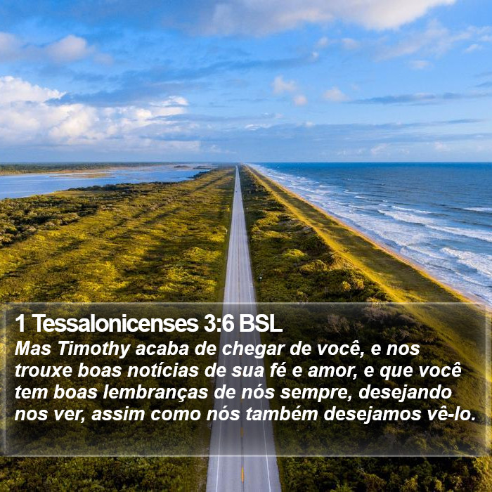 1 Tessalonicenses 3:6 BSL Bible Study