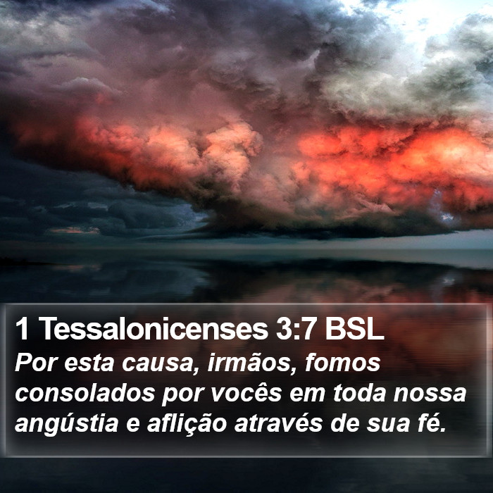 1 Tessalonicenses 3:7 BSL Bible Study