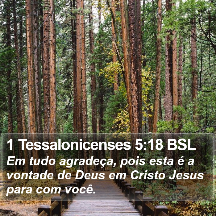 1 Tessalonicenses 5:18 BSL Bible Study