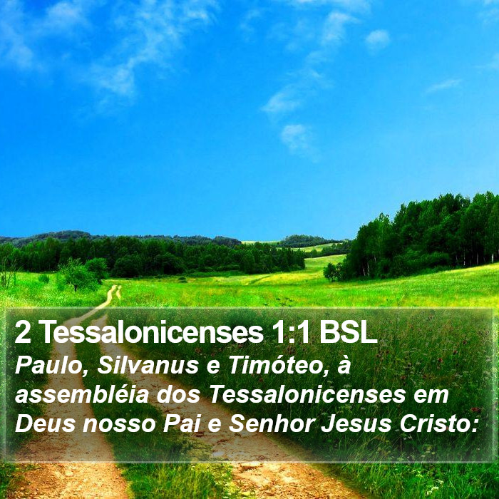 2 Tessalonicenses 1:1 BSL Bible Study