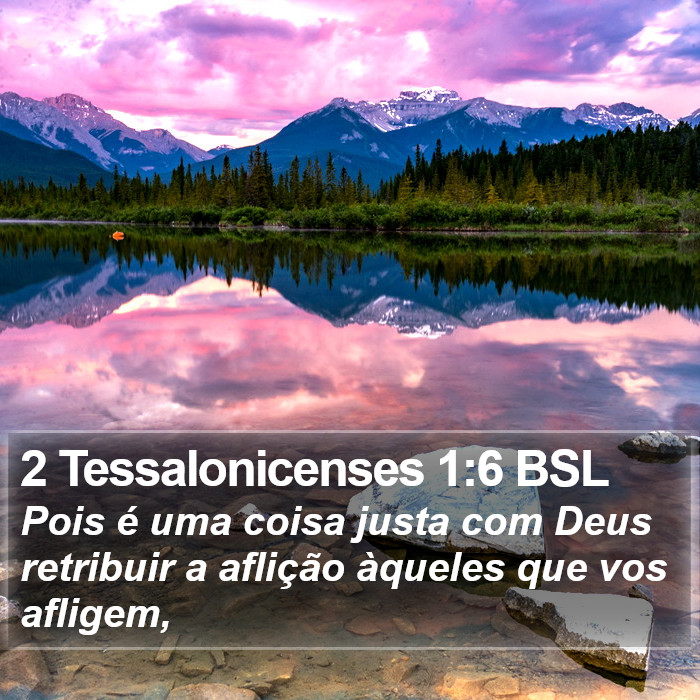 2 Tessalonicenses 1:6 BSL Bible Study