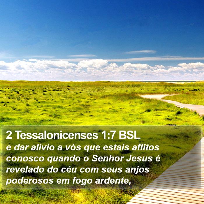 2 Tessalonicenses 1:7 BSL Bible Study