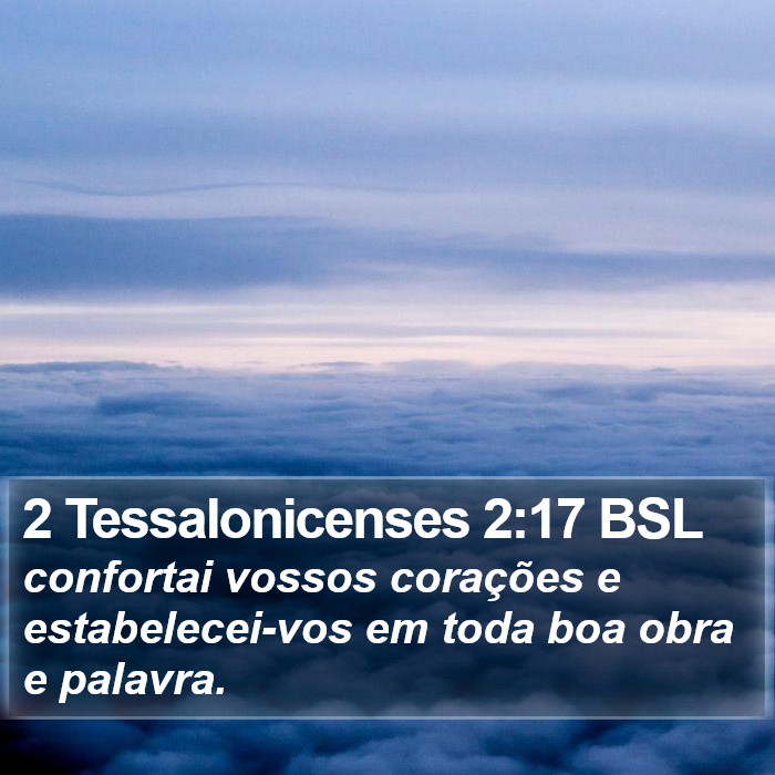 2 Tessalonicenses 2:17 BSL Bible Study