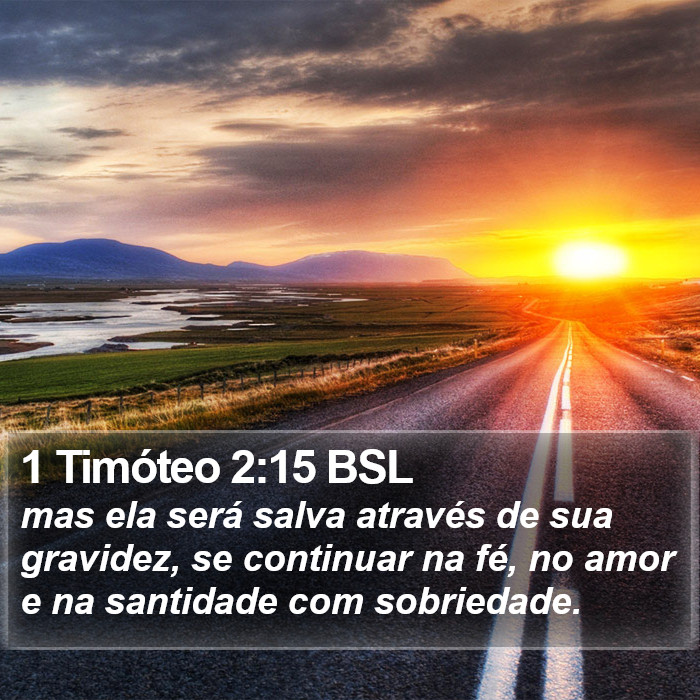 1 Timóteo 2:15 BSL Bible Study