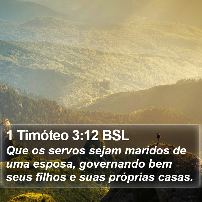 1 Timóteo 3:12 BSL Bible Study