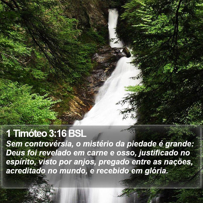 1 Timóteo 3:16 BSL Bible Study