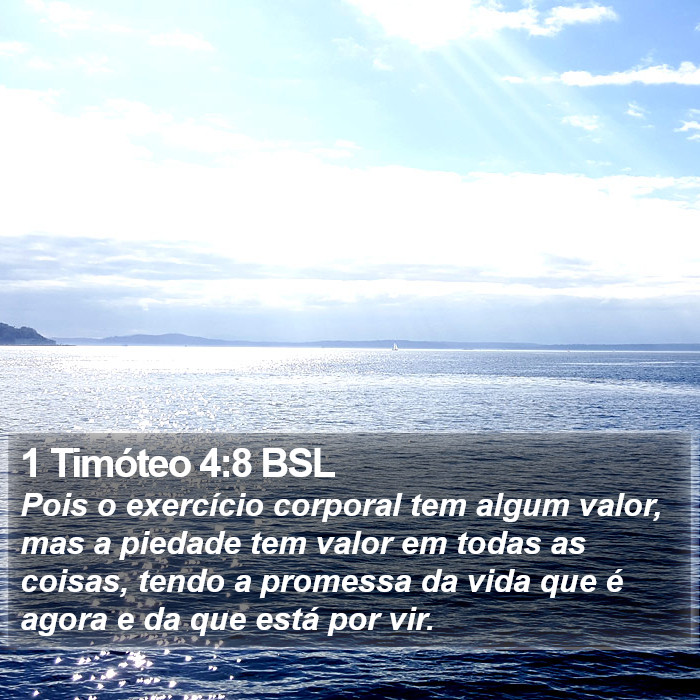 1 Timóteo 4:8 BSL Bible Study