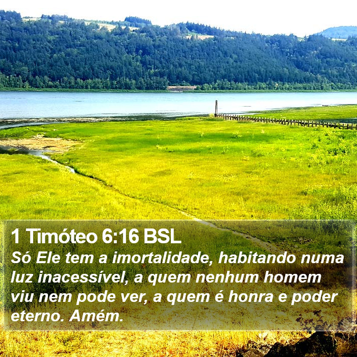 1 Timóteo 6:16 BSL Bible Study