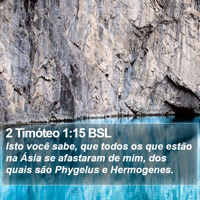 2 Timóteo 1:15 BSL Bible Study