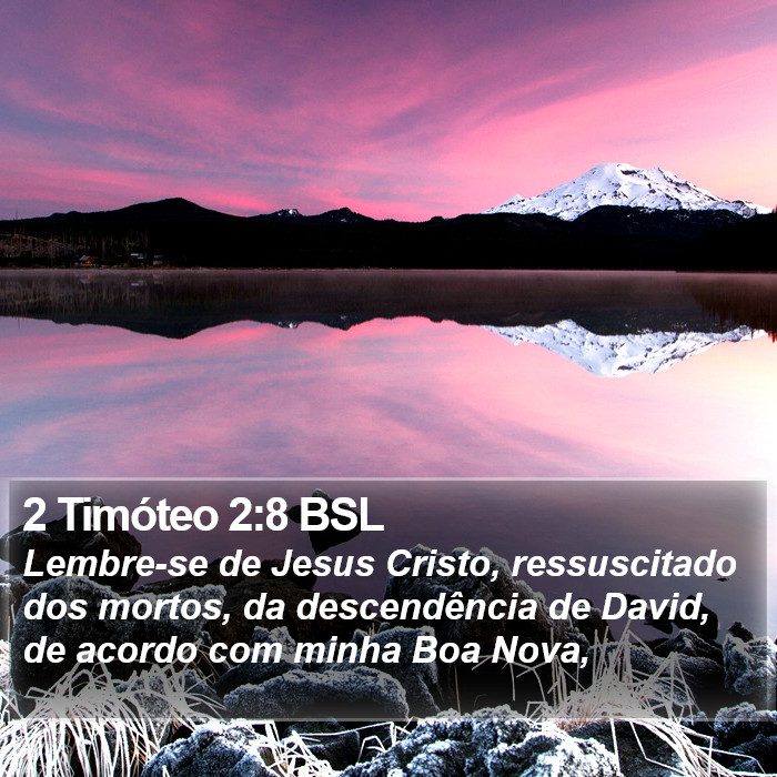 2 Timóteo 2:8 BSL Bible Study