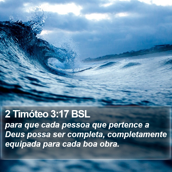2 Timóteo 3:17 BSL Bible Study