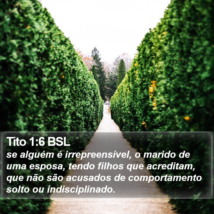 Tito 1:6 BSL Bible Study