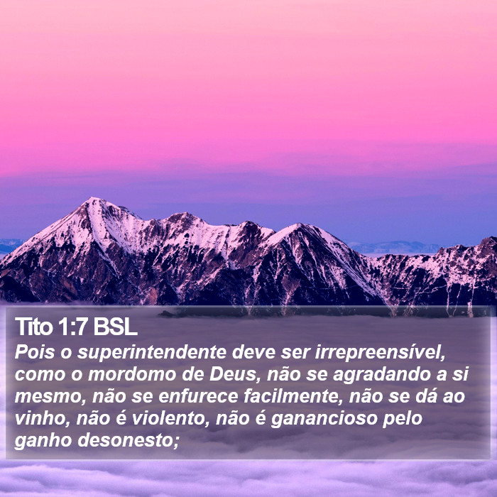 Tito 1:7 BSL Bible Study