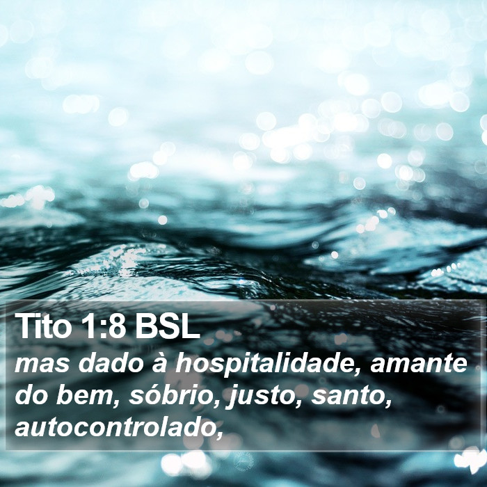 Tito 1:8 BSL Bible Study