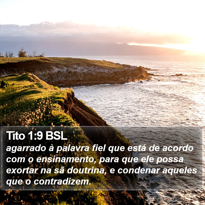 Tito 1:9 BSL Bible Study