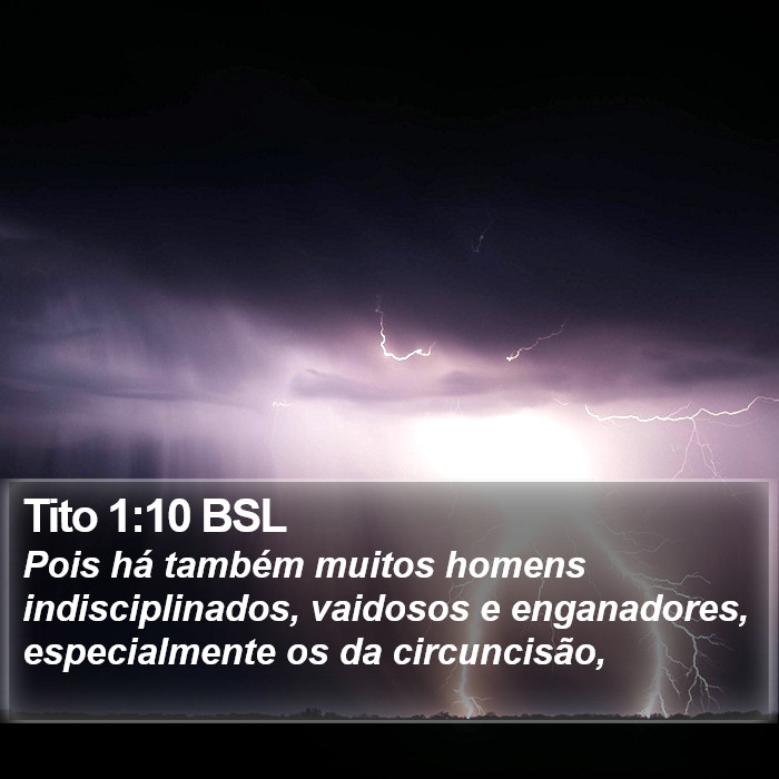 Tito 1:10 BSL Bible Study