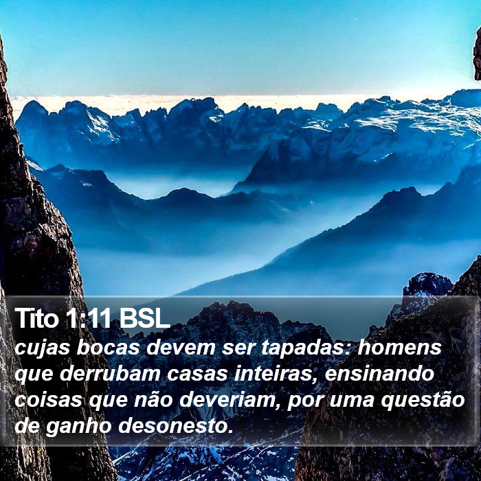 Tito 1:11 BSL Bible Study