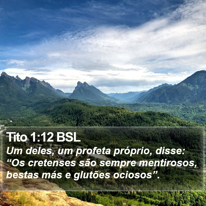 Tito 1:12 BSL Bible Study