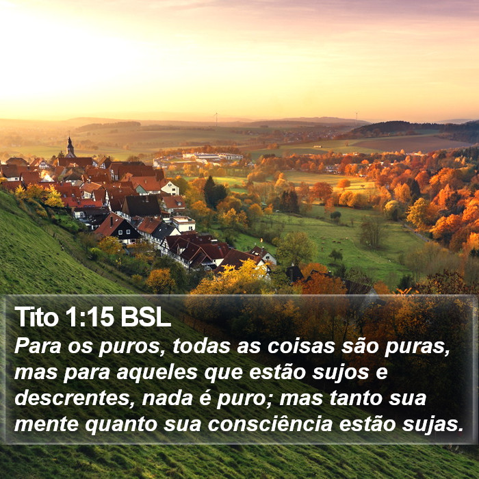 Tito 1:15 BSL Bible Study