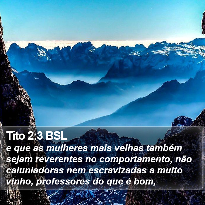 Tito 2:3 BSL Bible Study