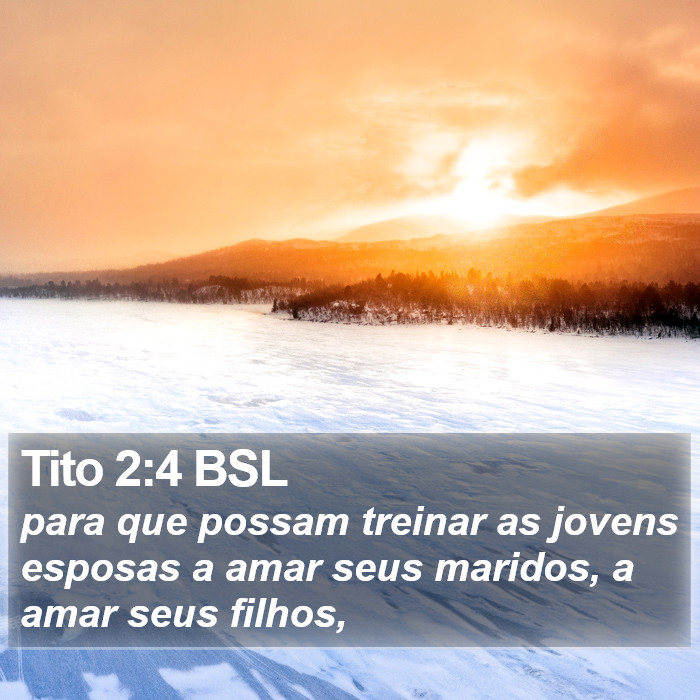 Tito 2:4 BSL Bible Study