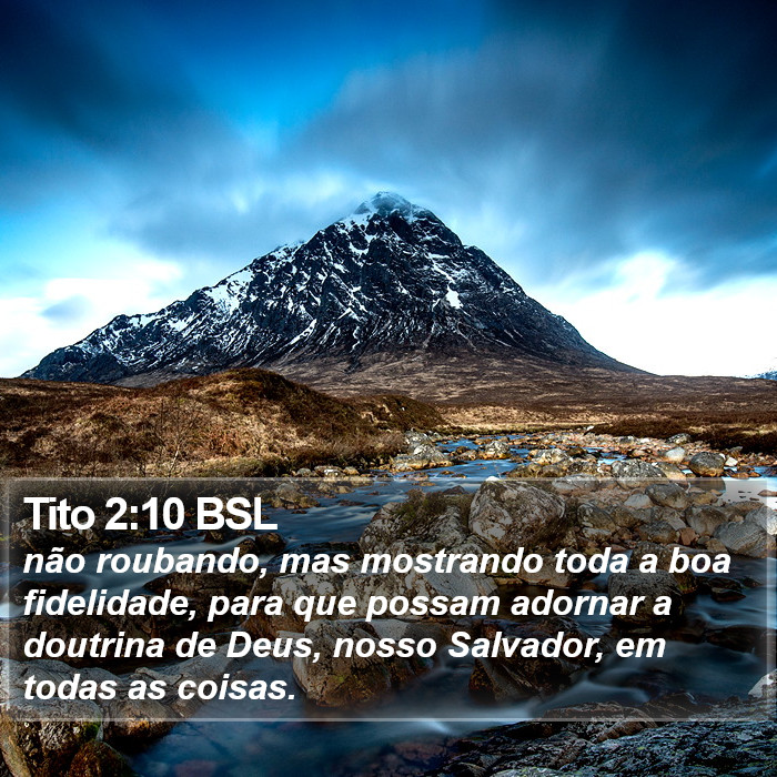 Tito 2:10 BSL Bible Study