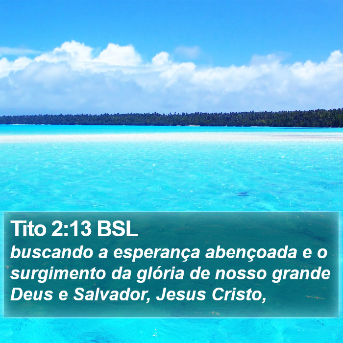 Tito 2:13 BSL Bible Study