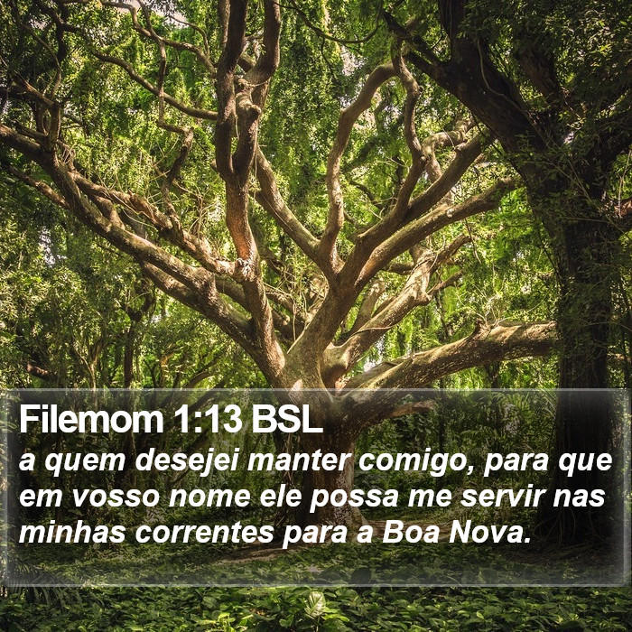 Filemom 1:13 BSL Bible Study