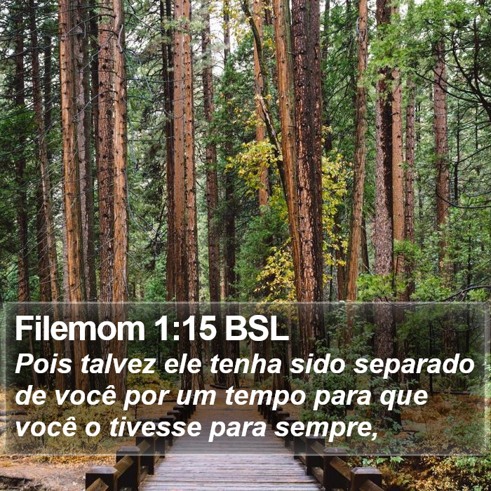 Filemom 1:15 BSL Bible Study