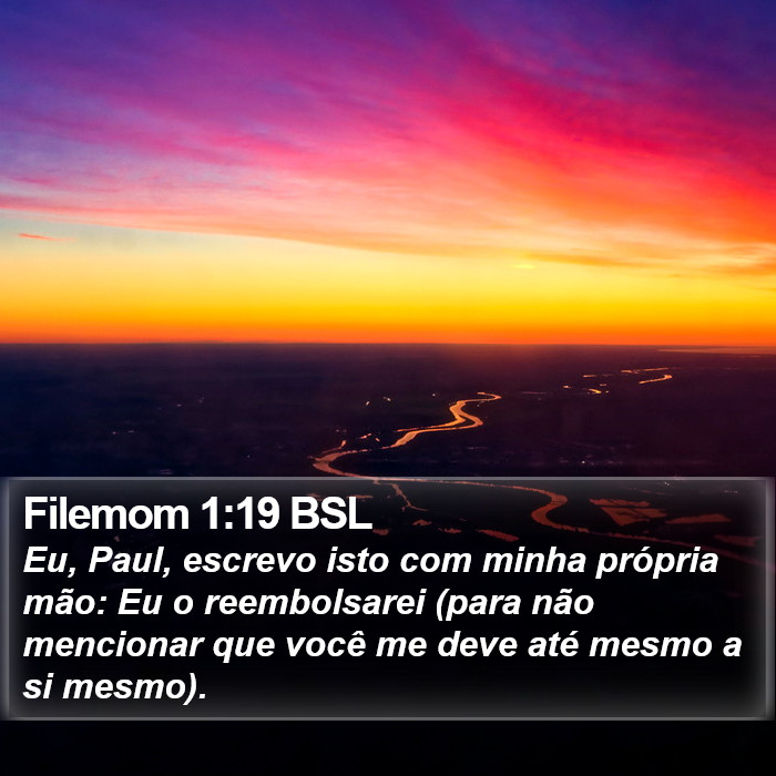 Filemom 1:19 BSL Bible Study