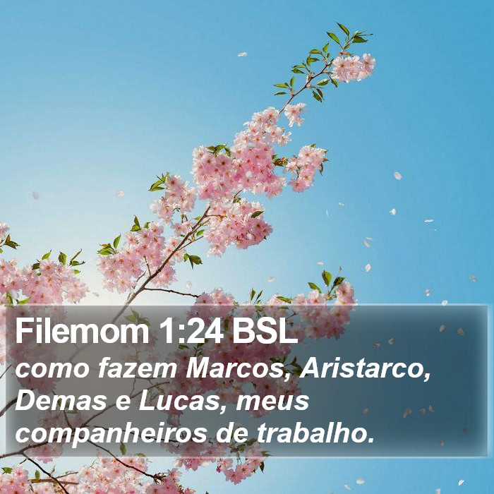 Filemom 1:24 BSL Bible Study