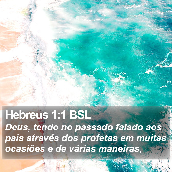 Hebreus 1:1 BSL Bible Study