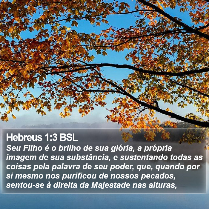 Hebreus 1:3 BSL Bible Study