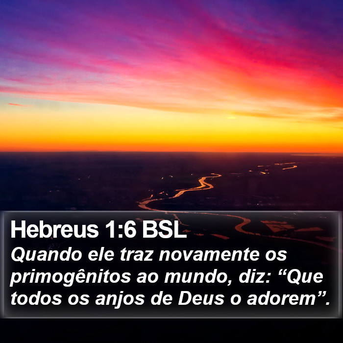 Hebreus 1:6 BSL Bible Study