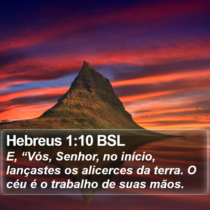 Hebreus 1:10 BSL Bible Study