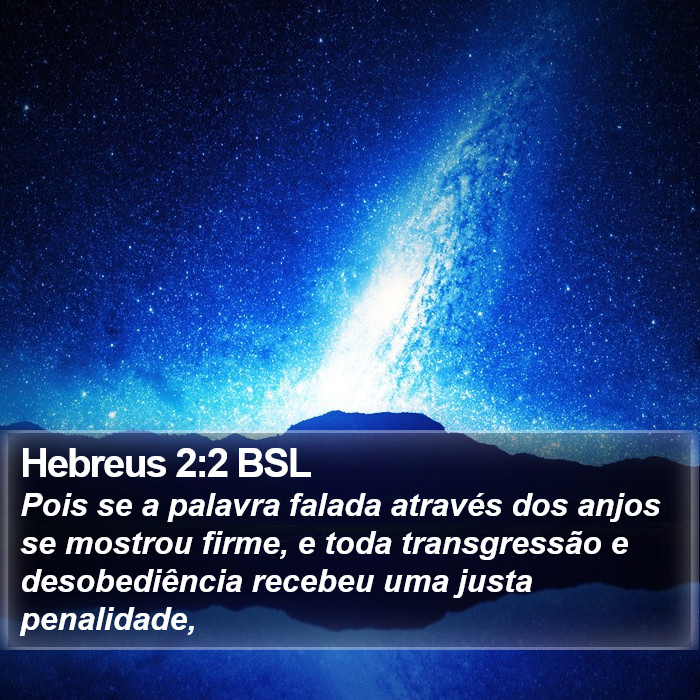 Hebreus 2:2 BSL Bible Study