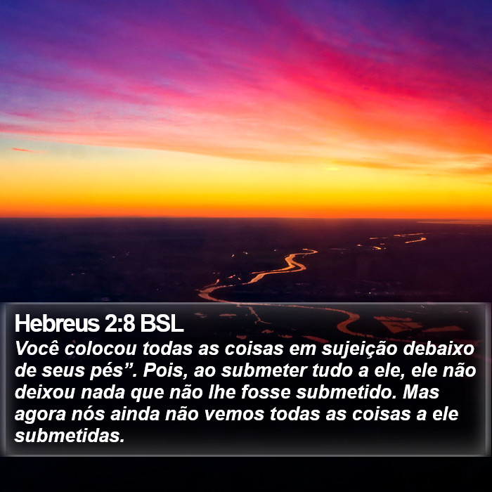 Hebreus 2:8 BSL Bible Study