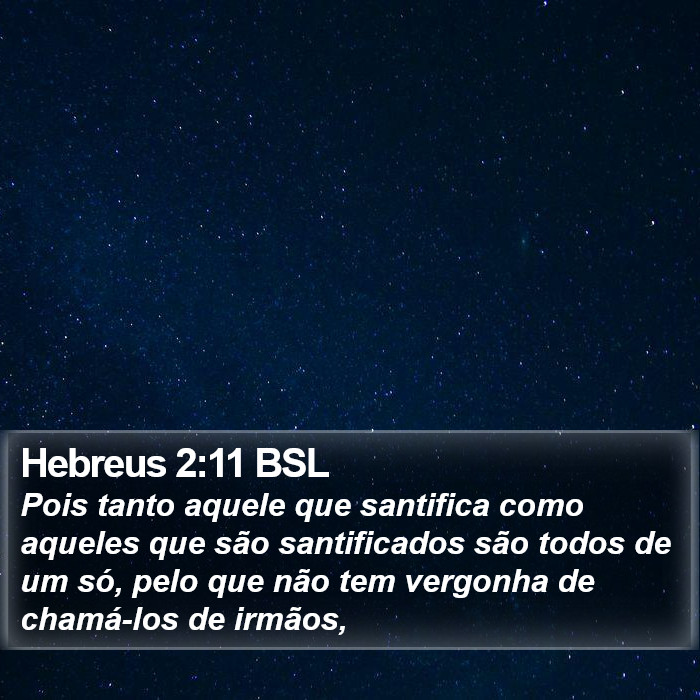 Hebreus 2:11 BSL Bible Study