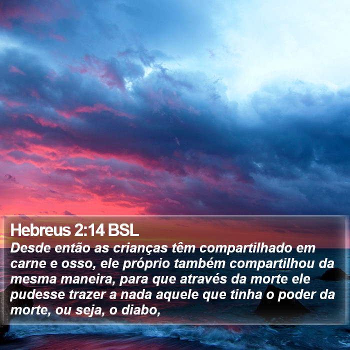 Hebreus 2:14 BSL Bible Study