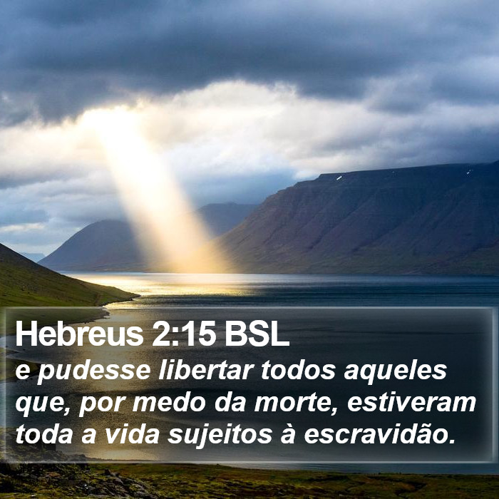 Hebreus 2:15 BSL Bible Study