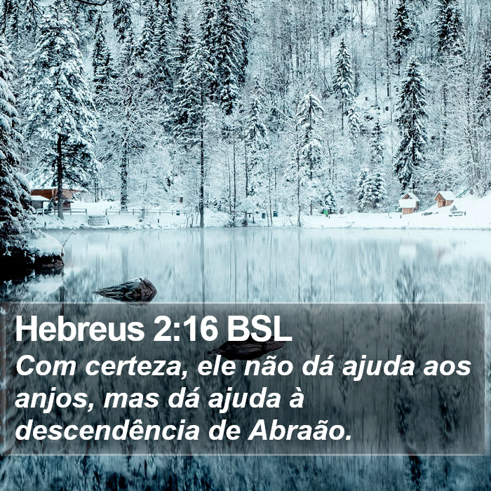 Hebreus 2:16 BSL Bible Study