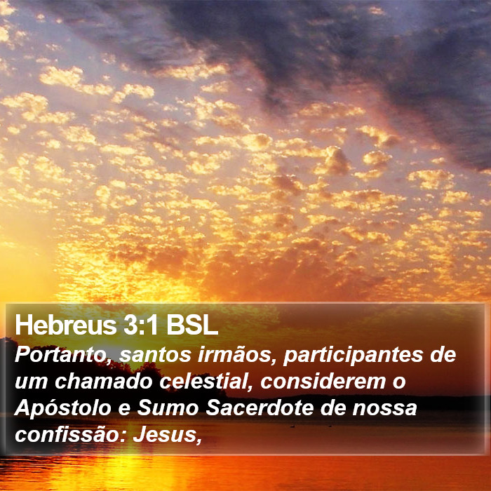 Hebreus 3:1 BSL Bible Study