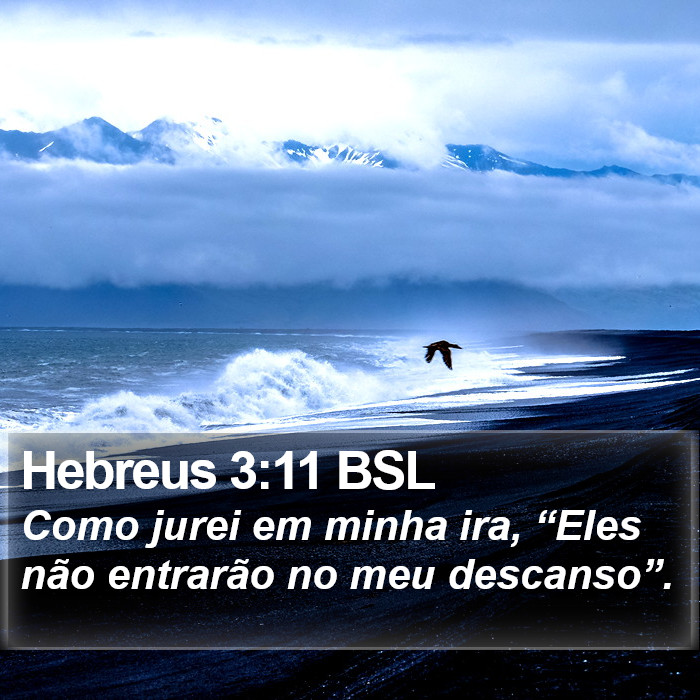 Hebreus 3:11 BSL Bible Study