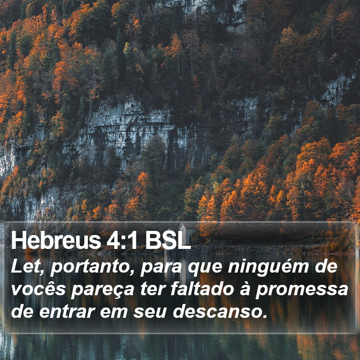 Hebreus 4:1 BSL Bible Study