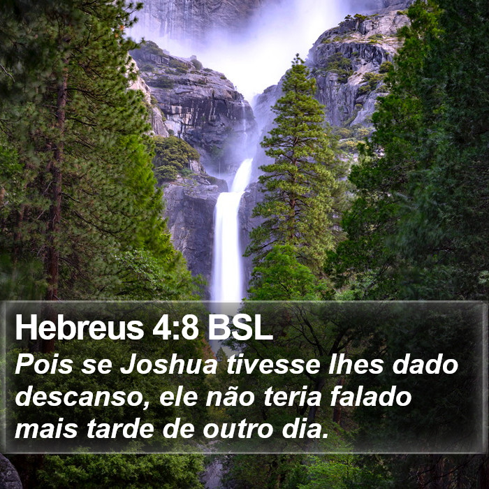 Hebreus 4:8 BSL Bible Study